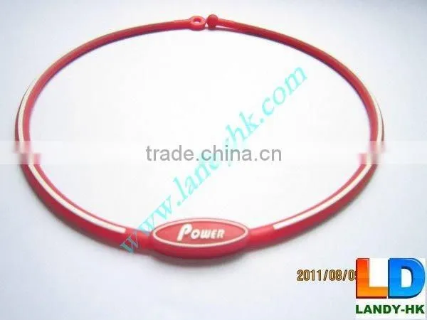 Silicone Power Energy Balance Necklace, Fatigue Release