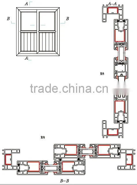 UPVC profile plastic pvc profile U shaped pvc profile