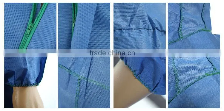 Non-woven fabric surgical anti-bacterial surgical protective gown