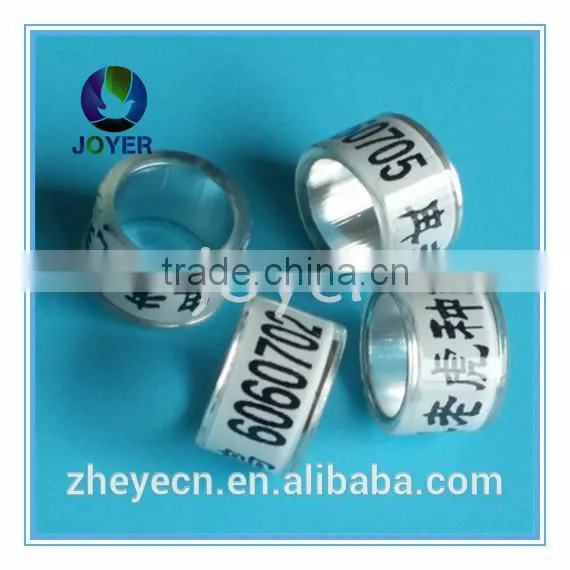 factory direct good quality and cheap price rings for birds personalized pigeon bands