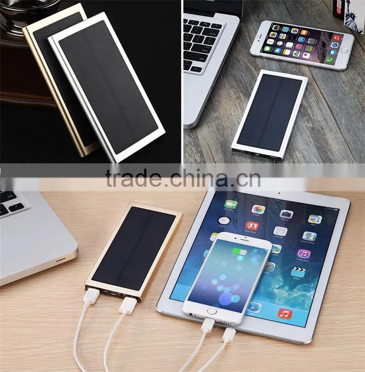phone amplifier 10000mah solar power bank lantern with mobile phone charger