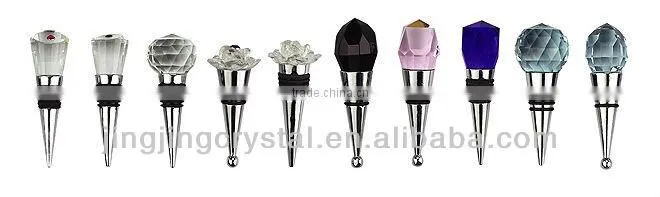 Hot sale crystal wine stoppers with high quality