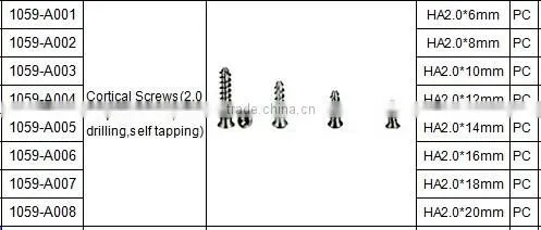 Orthopedic Implant T-shaped plate Maxillo Facial Plate