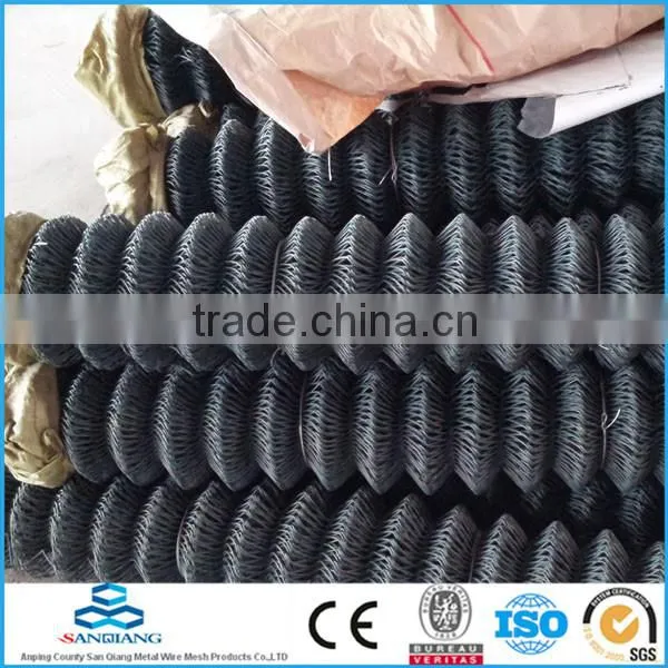 Anping Chain Link mesh Fence with galvanized and PVC coated