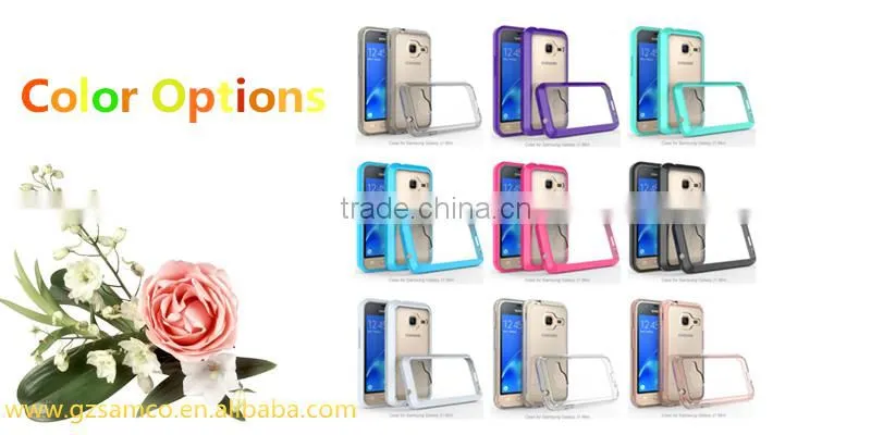 Samco Scratch-Resistant Slim Clear Shock Absorbing for Samsung Galaxy J1 Mini Armor Case