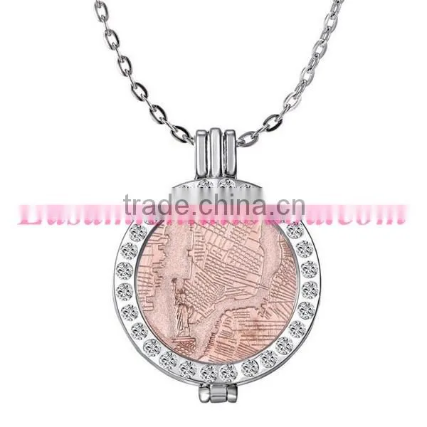 European style locket necklace/gold necklace