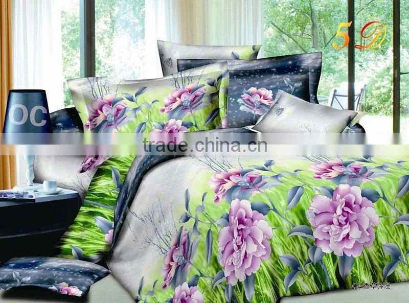 T300 100% cotton white 3cm satin stripe hotel Duvet Cover, Pillow Case and Bed Sheet