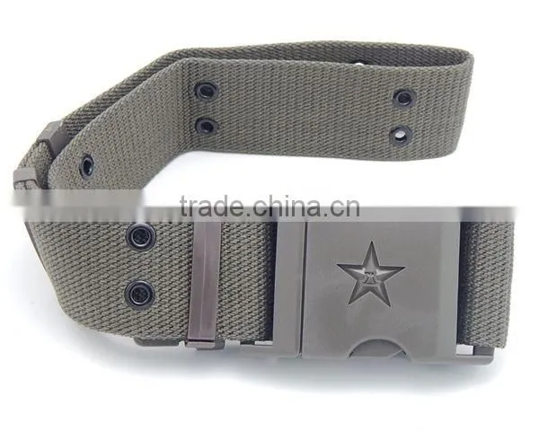 knitted military customized belt fashion accessories factory wholesale made in china