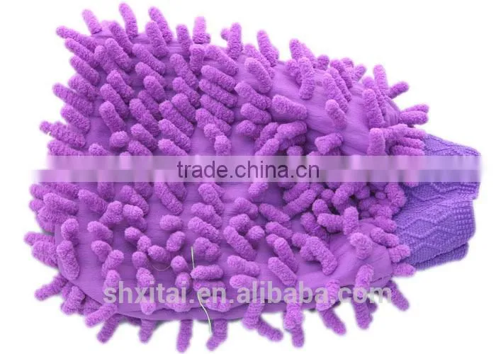 Car cleaning chenille waterproof gloves car washing gloves