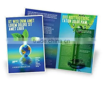 Coated paper flyer printing cheap brochure printing China