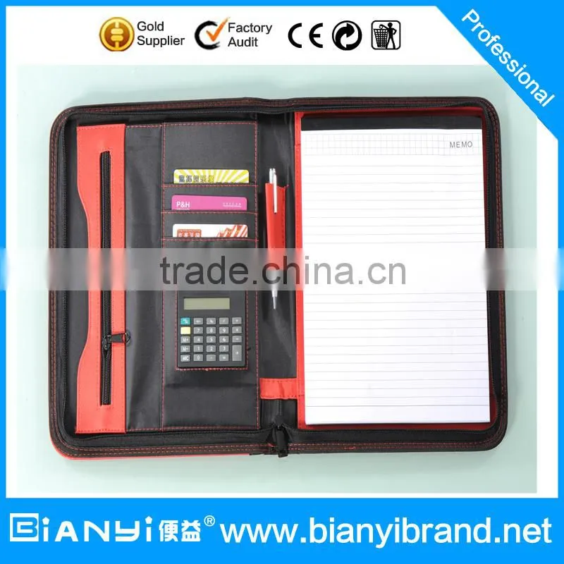 Classic and good quality Tri-folded portfolio, conference folder