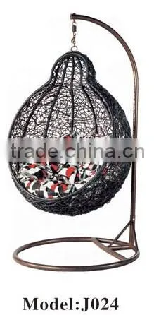 modern outdoor patio furniture/rattan hanging chair/egg chair