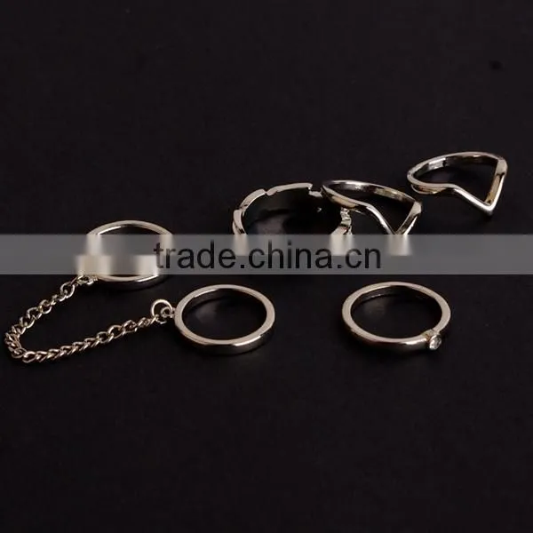 5pcs rings set slave rings jewelry, fashion rings jewelry