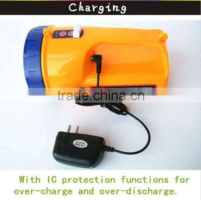 High brightness waterproof remote rechargeable led searchlight with long range