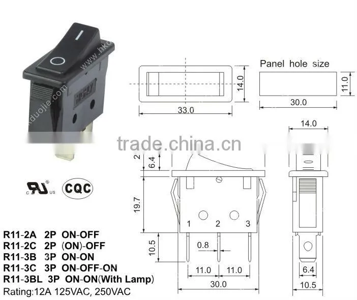 100% original HIGHLY switch R11-2A start stop push button switch