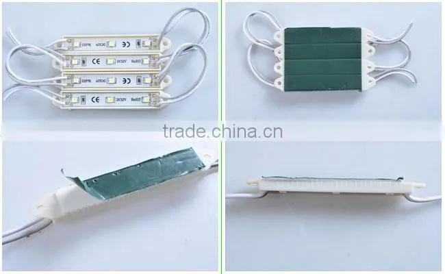 SMD 5050 Waterproof LED Module (3 LEDs, White Light, 0.72W, L78 x W15mm)