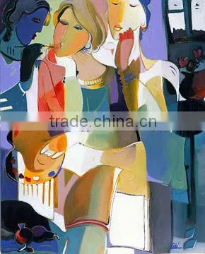 fashion abstract oil painting people
