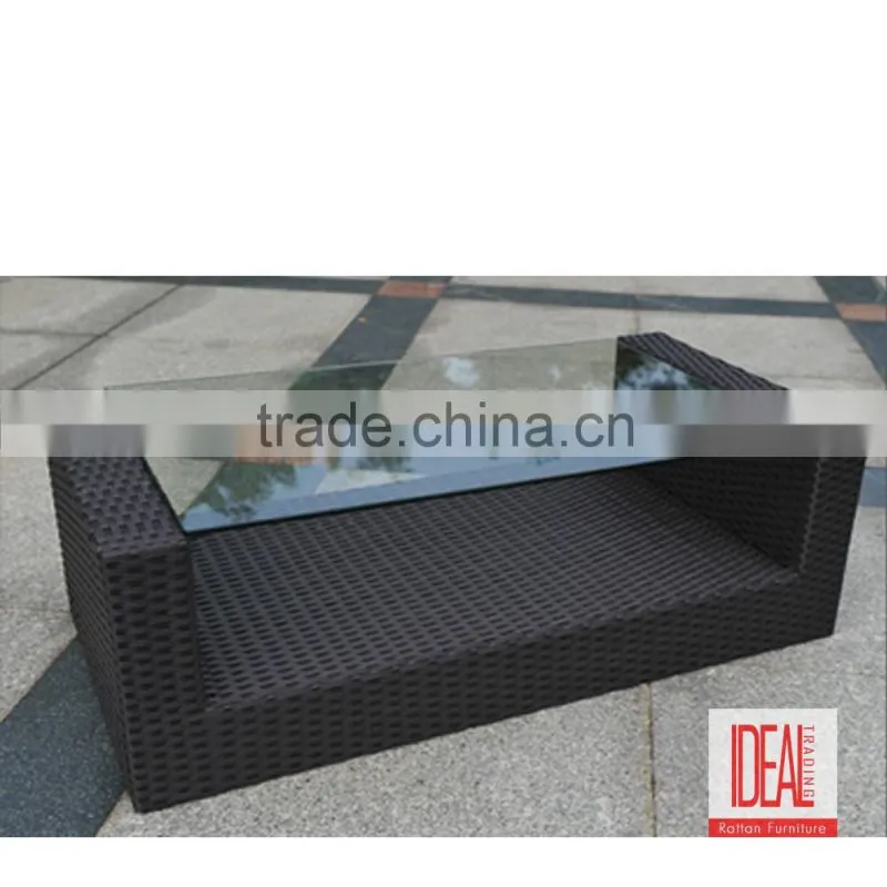 Rectangle Outdoor rattan wicker coffee table