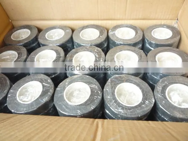 Rubber adhesive quality black fabric cotton insulation tape