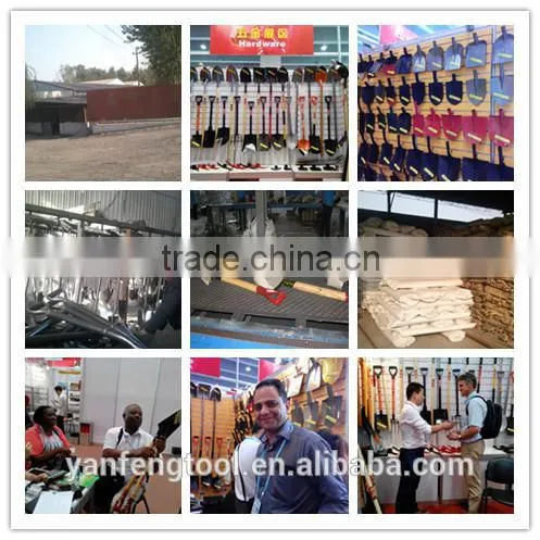 high quality long fiber handle steel garden fork