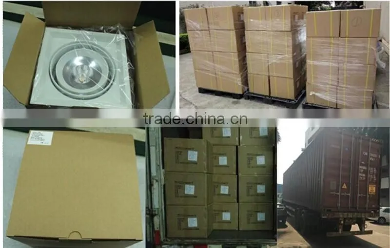 High lumen one head grille downlight recessed ceiling lamp square narrow trimless grille lighting