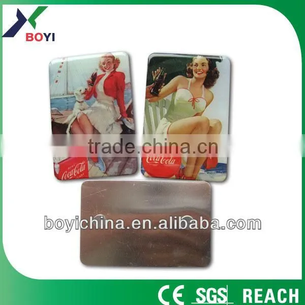 Customized Design Made Aluminum Metal Fridge Magnet