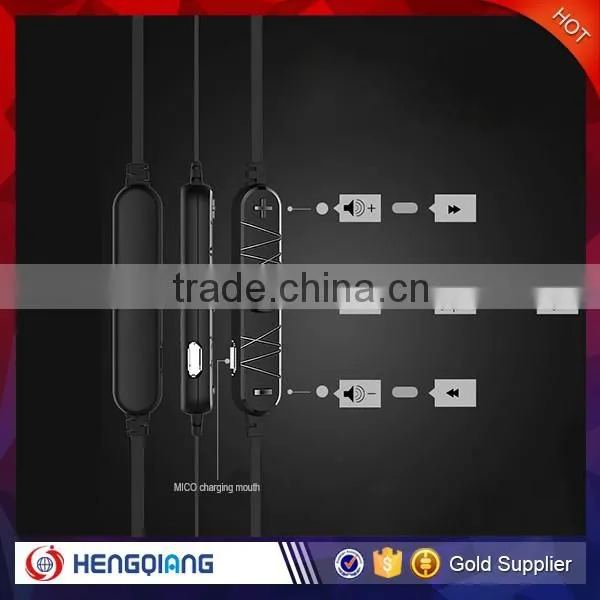 High quality smart stereo sound sport earphone earbuds noise reducing