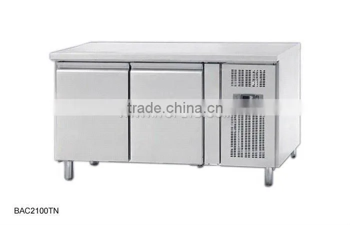2 doors air-cooled refrigerated chest freezer