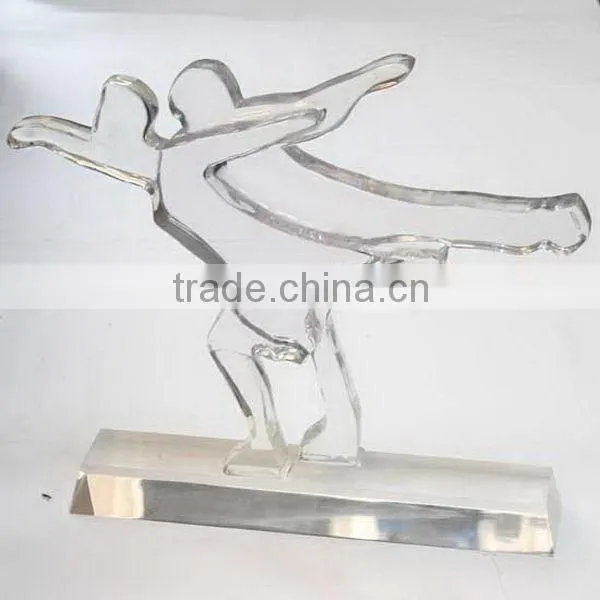 Top grade promotional acrylic awards lighted