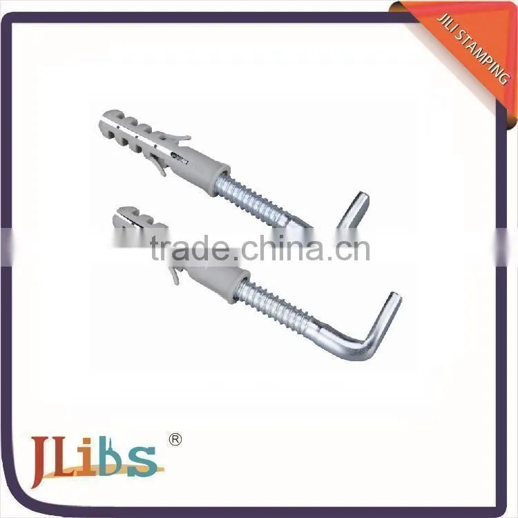 F Welded clamps with screw and plastic anchor