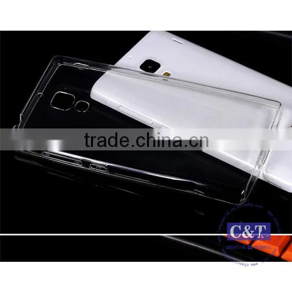 C&T Crystal Clear Ultrathin Slim TPU Back Cover Protective Case for xiaomi redmi 1s cover