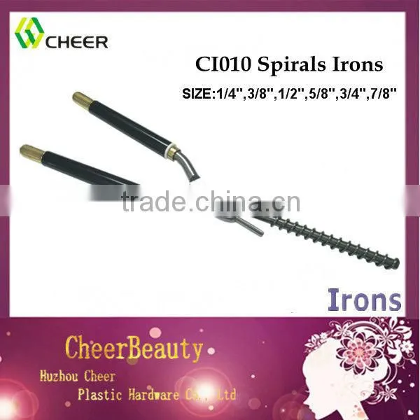 Hollow black spiral iron BI004 curl/rotating curling iron