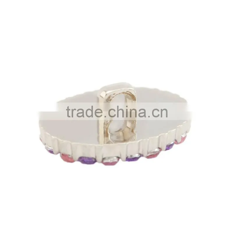 Princess Oval Shaped Bulk Crystal Fashion Rhinestone Buttons
