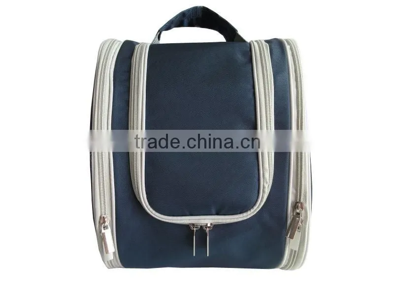 Wholesale china factory cosmetic travel bag with compartments