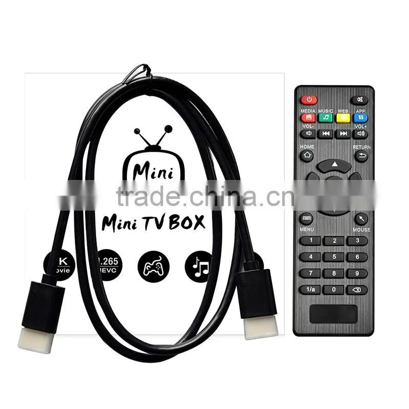 New Model Mini M8S II Android6.0 Marshmallow TV Box Amlogic S905X Quad Core 2GB/8GB Android TV Box