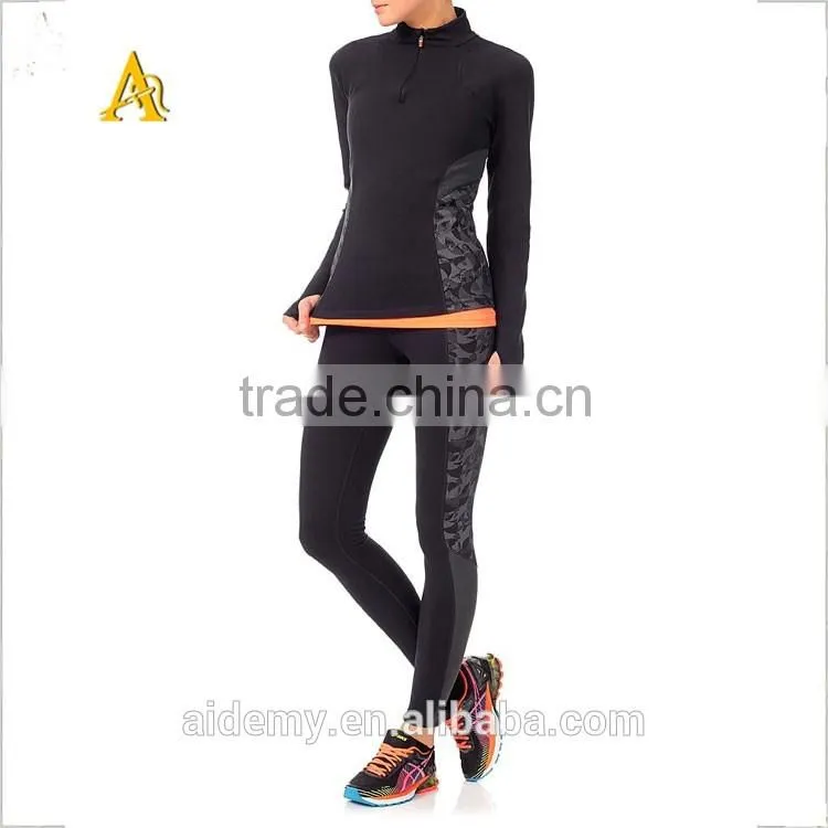 Active High quality Hot Spandex GYM Workout Seamless Womens Leggings Plain