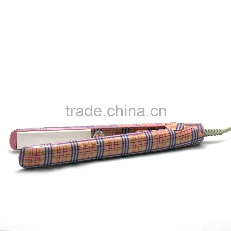 Professional solid aluminum straightener&flat iron B027