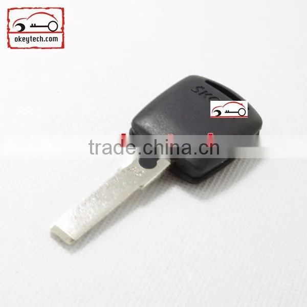 High Quatity Skoda transponder chip key shell Car Key Skoda transponder chip key fob