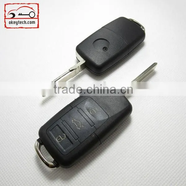 Okeytech vw key cover VW 3 buttons remote key cover for vw key