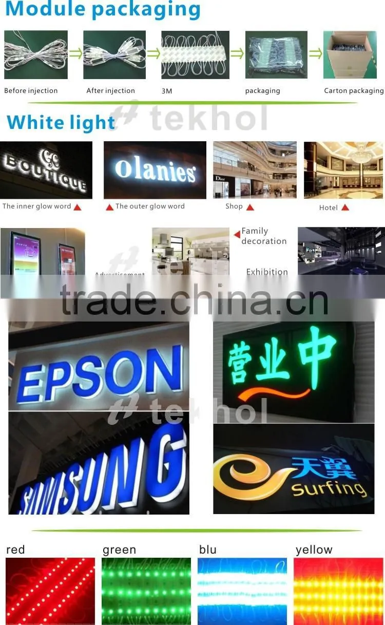 30mm round led module single color led module 7LEDs