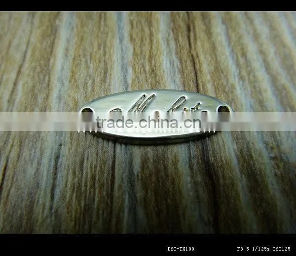 Factory custom metal shelf label