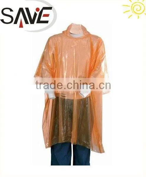 Raincoat Poncho in Ball with Keychain