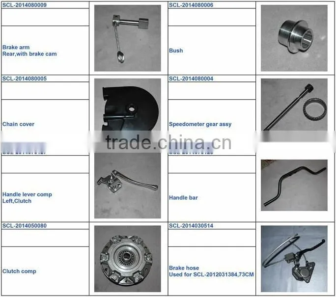 SCL-2012110606 For MZ125 motorcycle tachometer