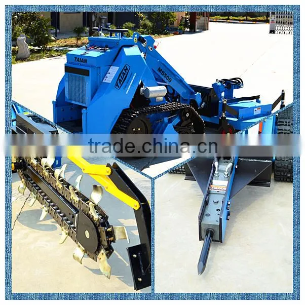 earth moving machinery small garden loader mini loader MS500 for horticulture