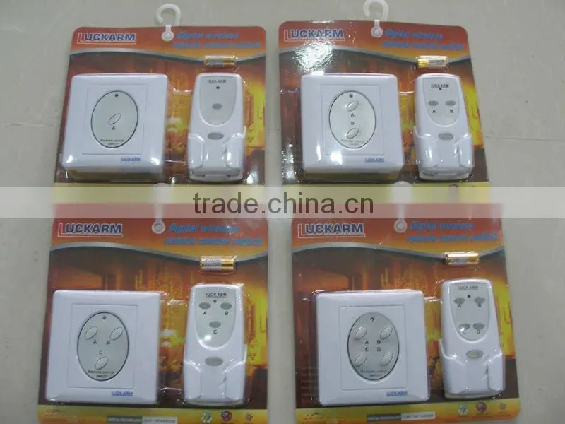 2012 Two-Channel Digital wireless ON/0FF remote control Switch