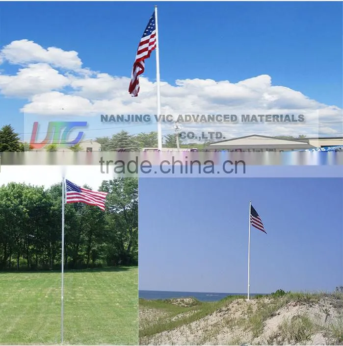 Fiberglass Rod Tube Used As Flag Pole,High Strength Fiberglass FRP Flag Pole,UV Resistant,Colorful,Made In China
