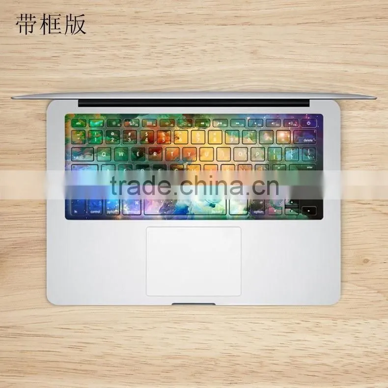 Factory directly for macbook keyboard skin keyboard sticker decal with various designs