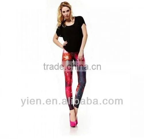 Colorful Sexy Ass Leggings , Young Adult Girls Thin Leggings