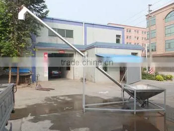 Industrial hopper screw conveyor