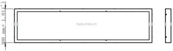300x1200 LED panel light with TUV,CE.SAA,GS,CB certificate